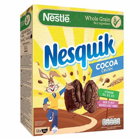 Nesquick Cocoa Crush Cereal -Croatia 360g