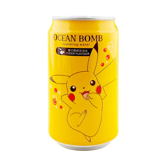 Ocean Bomb Pokemon Sparkling Water - Cider (Japan)