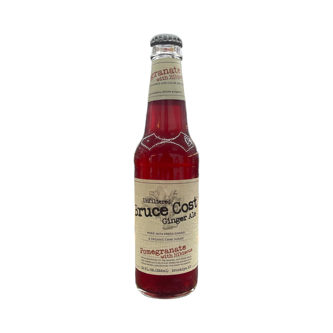Bruce Cost - Fresh Pomegranate Ginger Ale With Hibiscus