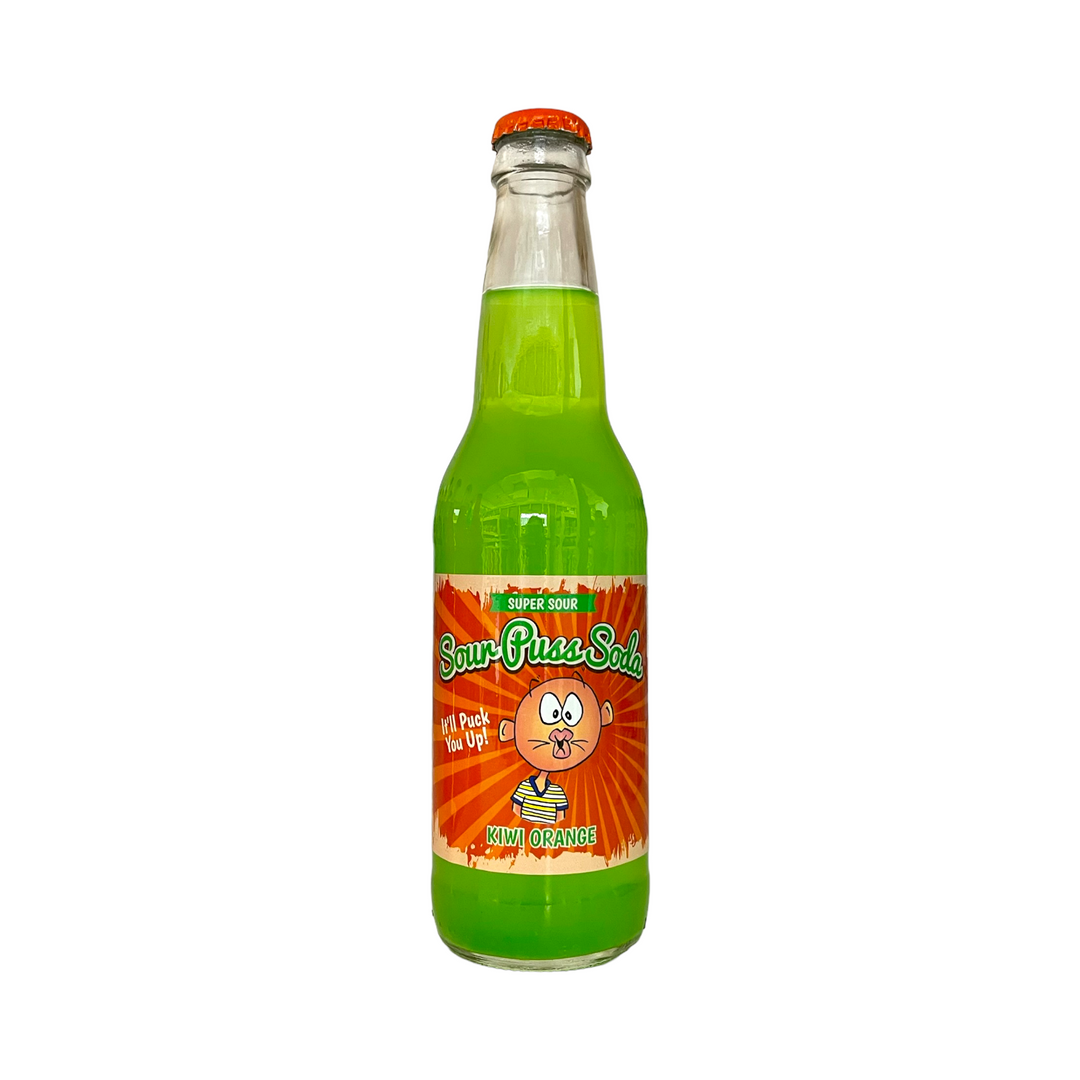 Averys - Sour Puss Soda Kiwi Orange Super Sour (USA)