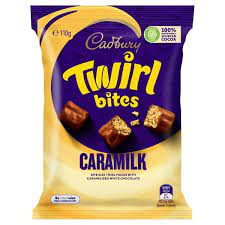 Cadbury Twirl Caramilk Bites (Australia)