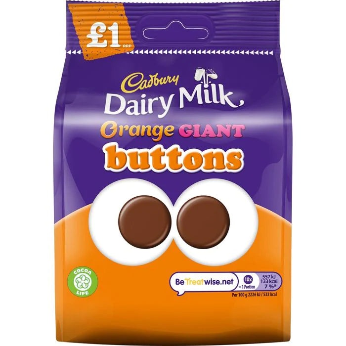 Cadbury Orange Buttons 95g