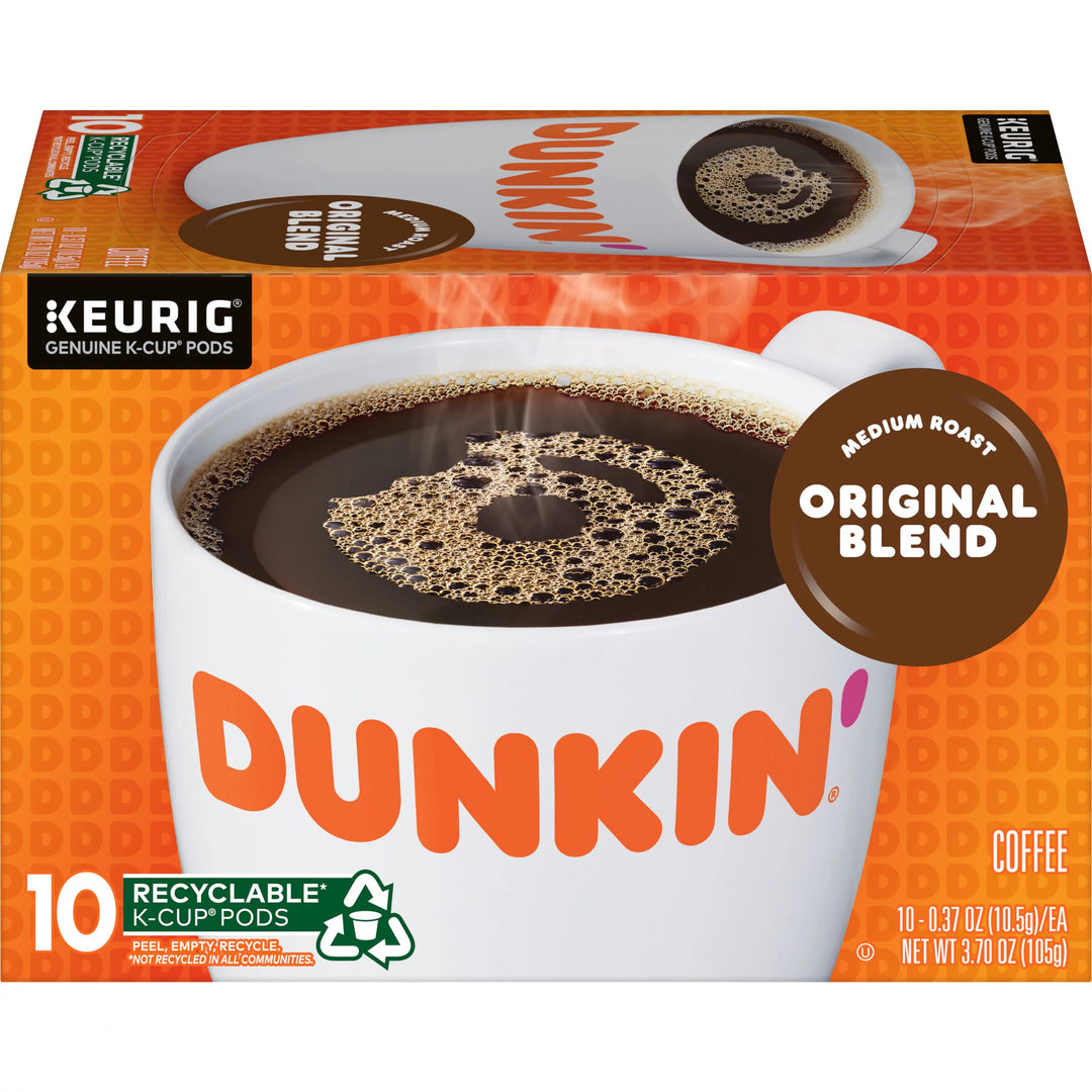 Dunkin’ Original Blend Coffee, 10 pack K-Cup Pods