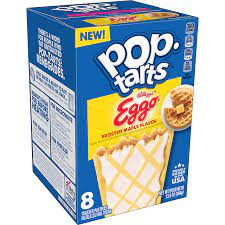 Pop Tarts Eggo frosted maple flavour
