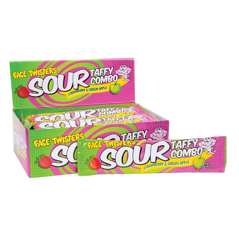 Face Twisters Sour Taffy