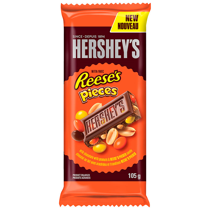 Hershey's Single Milk Chocolate With Reese's Pieces 105g