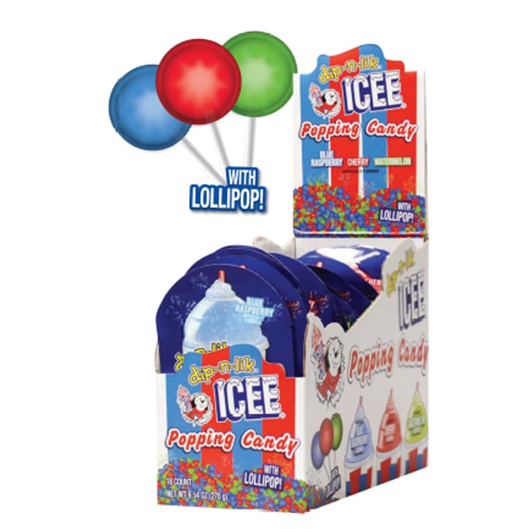 Icee Popping Candy With Lollipop 0.53 oz