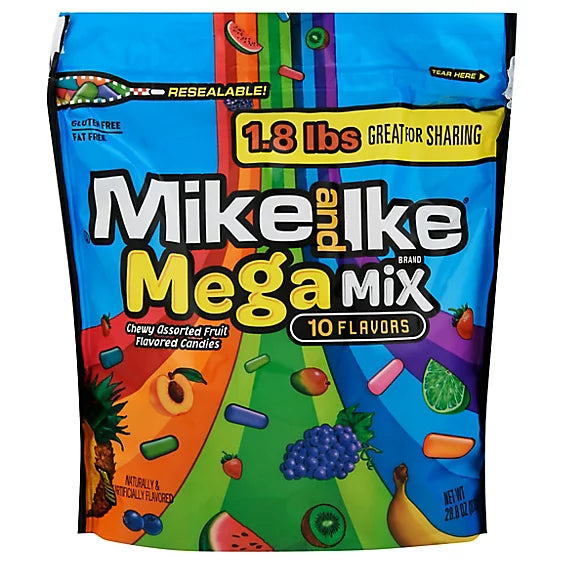 Mike and Ike Mega Mix Stand Up Bag