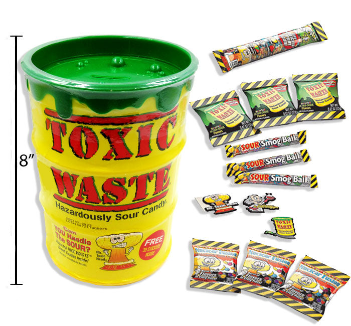 Toxic Waste giant Bank Assorted Sours