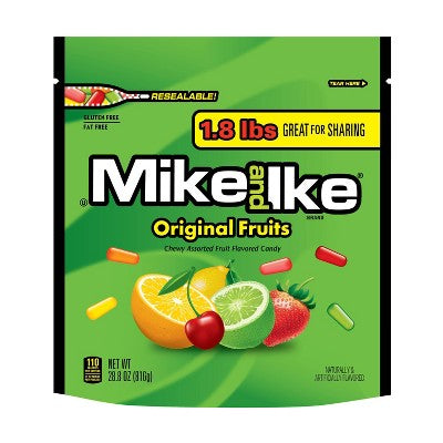 Mike & Ike Original Fruits Stand Up Bag 1.8lbs