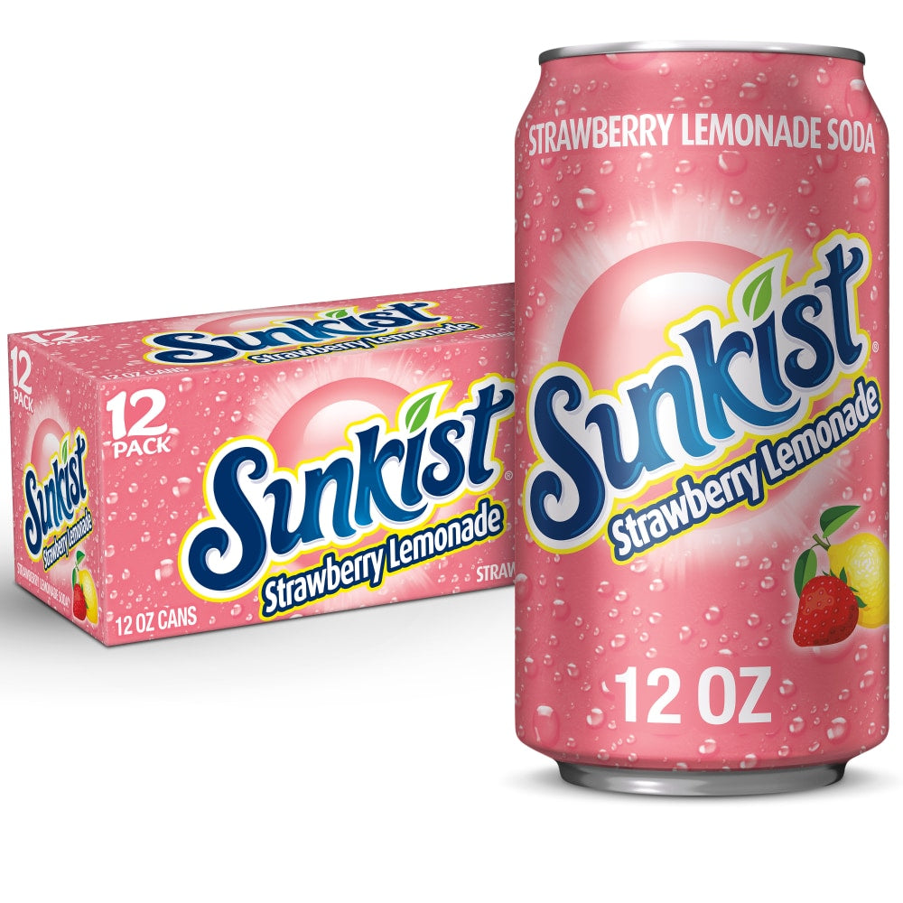 Sunkist - Strawberry Lemonade 12 Pack