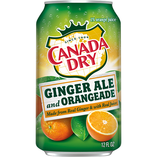 Canada Dry - Ginger Ale & Orangeade Can