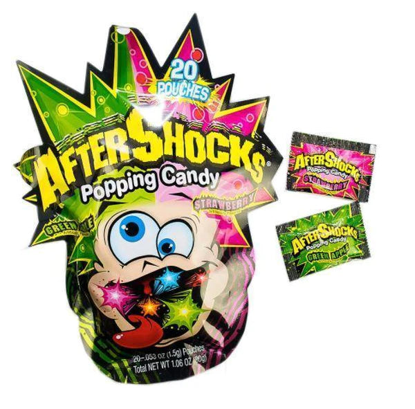 After Shocks Popping Candy - Green Apple Strawberry