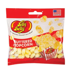 JELLY BELLY BUTTERED POPCORN JELLY BEANS 3.5 OZ BAG