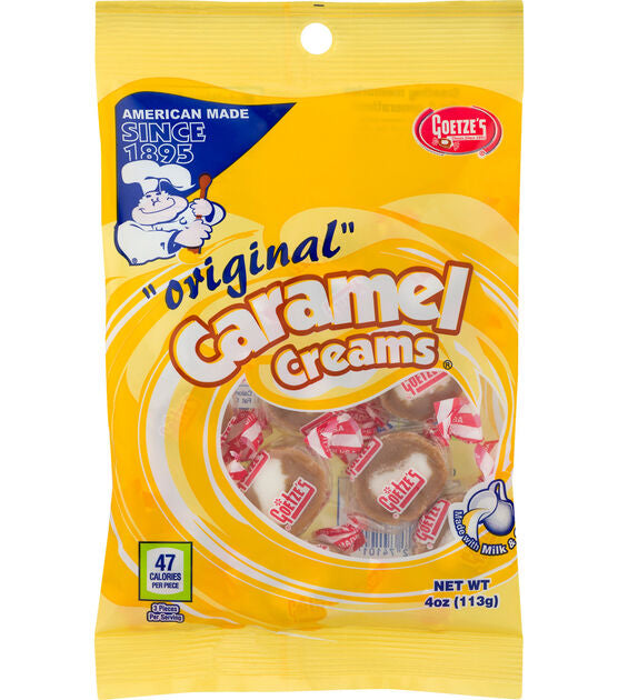 Goetze’s Peg Bag Caramel Creams 4oz
