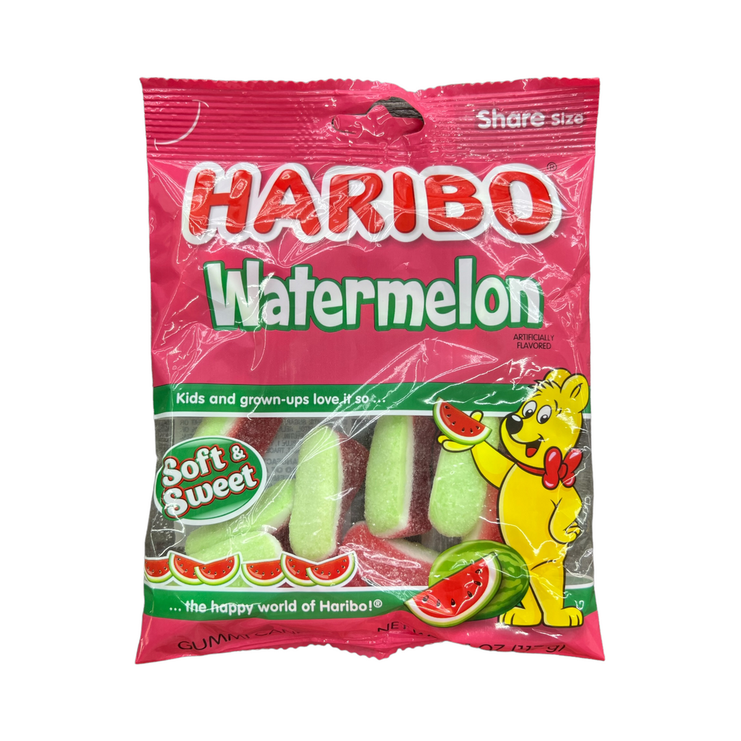 HARIBO WATERMELON 4.1 OZ PEG BAGg