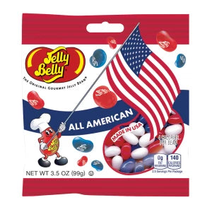 JELLY BELLY All American Mix JELLY BEANS 3.5 OZ