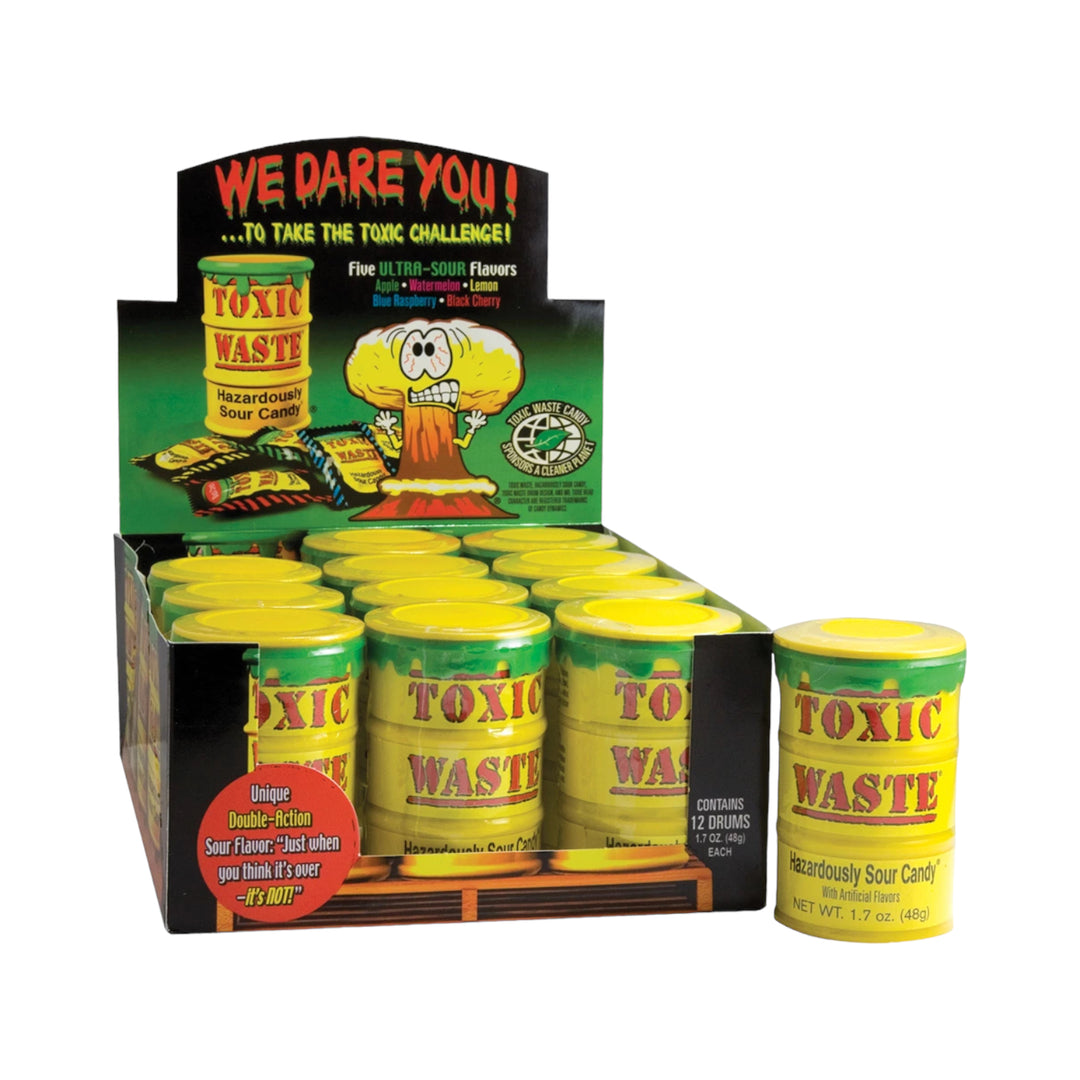 Toxic Waste Drum Yellow 48g Case Of 12