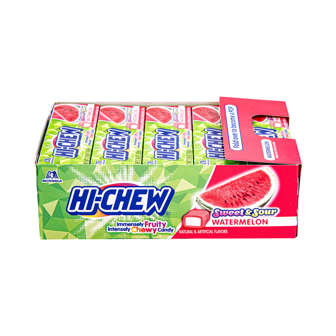 Hi-Chew Sweet and Sour Watermelon 50g Case of 15