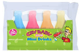 Cry baby sour mini drinks