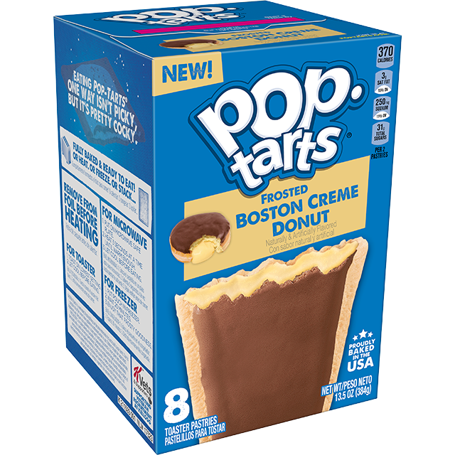 Pop Tarts Frosted Boston Creme Donut